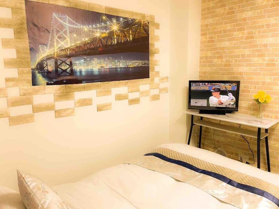 203 Oshiage Sta 3Mins Walk! Wi-Fi Elevator 4Pax Apartment Tokyo Luaran gambar