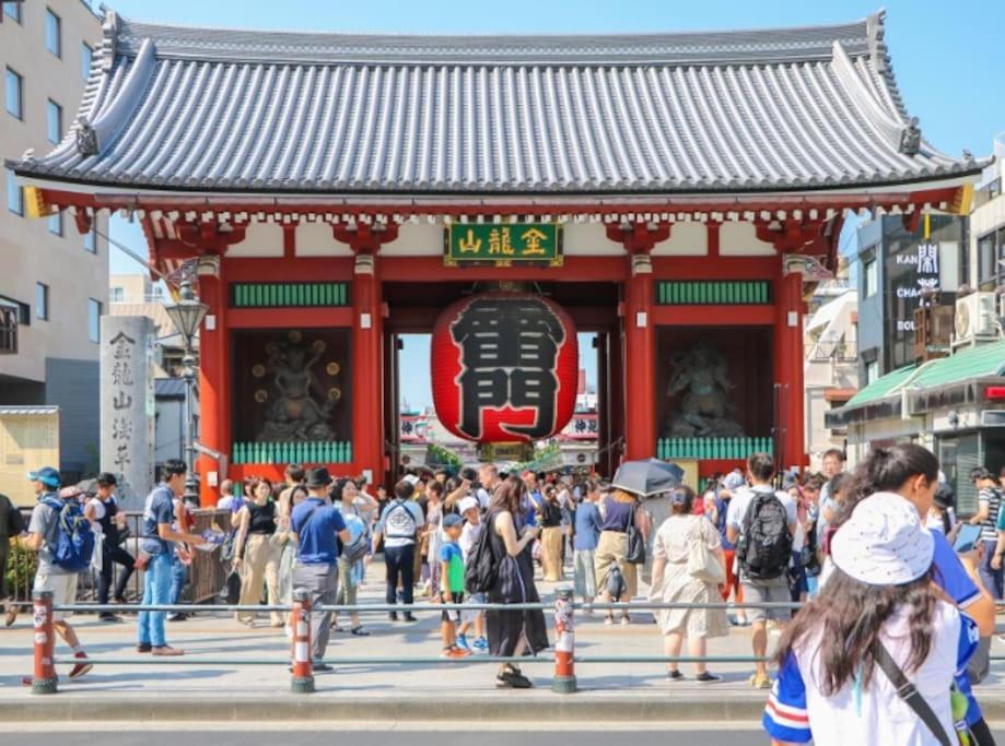 203 Oshiage Sta 3Mins Walk! Wi-Fi Elevator 4Pax Apartment Tokyo Luaran gambar