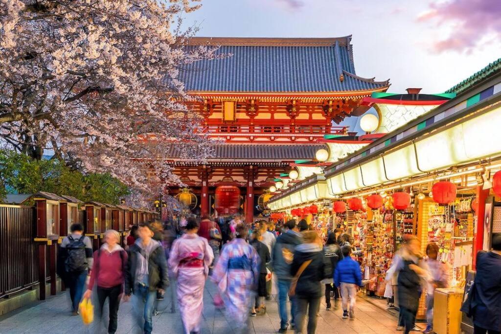 203 Oshiage Sta 3Mins Walk! Wi-Fi Elevator 4Pax Apartment Tokyo Luaran gambar